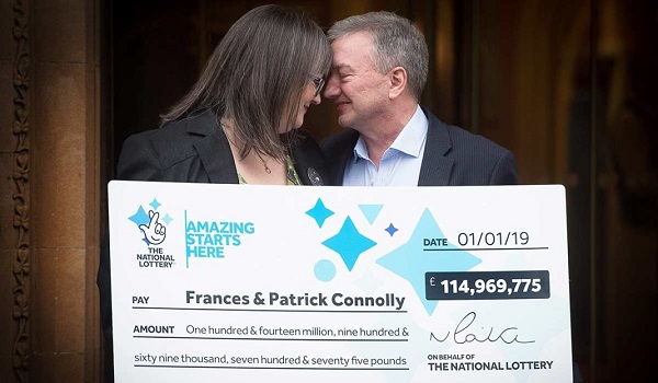 EuroMillions Winners Frances and Patrick Connolly